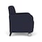Lesro Siena Lounge Reception Guest Chair w/ Front Casters, 27 in W 29.5 in L 32.5 in H SN1101 - alternate 2